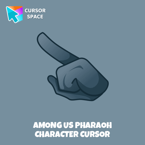 Among us Pharaoh Character cursor arrow cursor